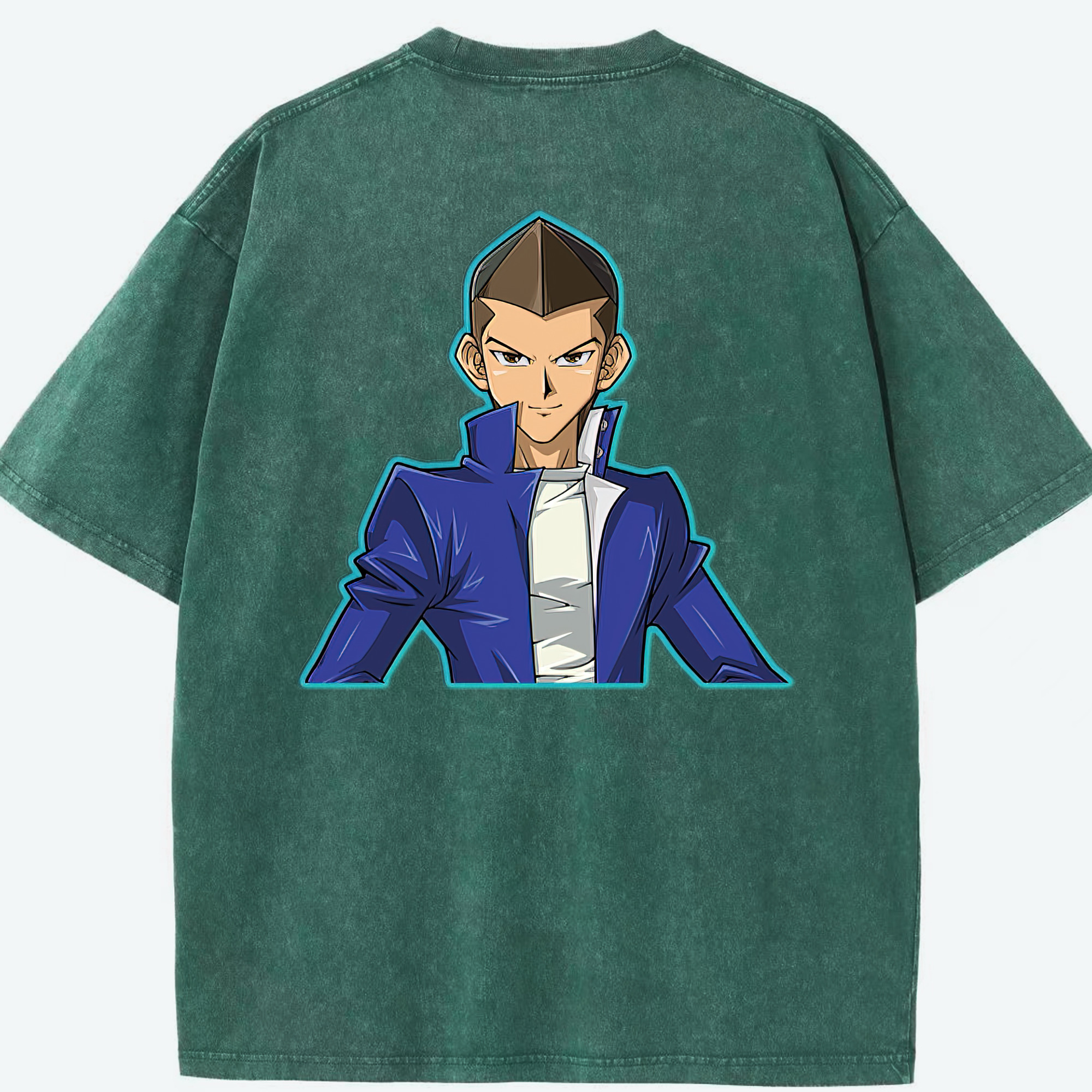 （画像用） 遊☆戯☆王 Yu-Gi-Oh! 綿100% ヴィンテージ風 半袖Tシャツ（背面プリント）